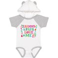 thumbnail image 3 of Inktastic Grammy and Papa Love Me Girls Baby Bodysuit, 3 of 5