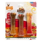 Nylabone Flavor Frenzy Power Chew Triple Pack Pancakes & Sausage, Roast Beef Club, & Lasagna X-Small/Petite (1 Count)