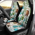 thumbnail image 2 of ZHANZZK Set of 2 Car Seat Covers Summer Camp National Park Color Universal Auto Front Seats Protector Fits for Car,SUV Sedan,Truck, 2 of 5