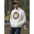 thumbnail image 2 of Moon And Stars. Hoodie Men -Image by Shutterstock, Male 3X-Large, 2 of 4