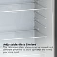 thumbnail image 4 of TCL 4.5 Cu. ft. Two Door Compact Mini Fridge With Freezer –  Black Stainless Look, Energy Star, MR453Z, 4 of 10