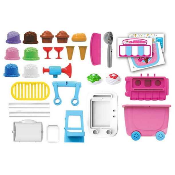 Heladería De Juguete Con Conos Y Paletas – Set Completo De Cocinitas Para Juegos De Rol, Educativo Y Sin Pantallas Para Niños 3-6 Años