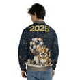 thumbnail image 5 of Happy New Year Corgi Welcome 2025 Balloon Firework Party All Over Print 3D Baseball Jacket Welsh Corgi Dog Lover Gifts Idea Bomber Jacket Softball - 01014, 5 of 6