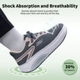 thumbnail image 5 of Artlea Womens Wide Toe Box Walking Shoes Arch Support Sneakers for Plantar Fasciitis Lightweight Orthotic Tennis Shoes for Foot Pain Releaf, US Size 9, 5 of 7