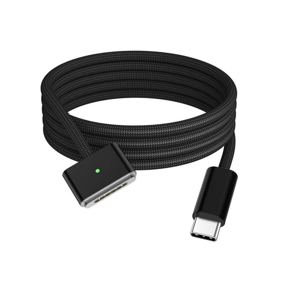 Werleo 6.6' USB C to Magnetic 3 Cable, Black