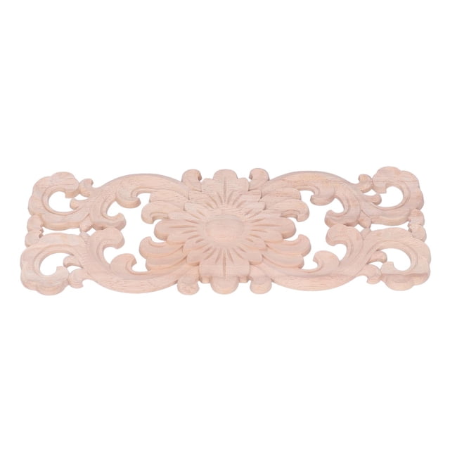 Wooden Appliques, Exquisite Carving Environmental Wooden Appliques For Furniture For Window For Cabinet