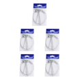 thumbnail image 3 of ZheElen Fishing Rigs Wire Leader Stainless Steel Rope Line Swivel String Hooks silver 80cm 5Set, 3 of 6