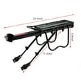 thumbnail image 2 of Supsupsiu Adjustable Bike Rear Rack 115lbs Cycling Cargo Carrier Luggage Rack Universal Mountain Bicycle Accessories, 2 of 13