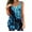 Blue, variant on Aloohaidyvio Tops for Women,Womens Tops Casual Sleeveless Crewneck Print Pullover Tank Shirt