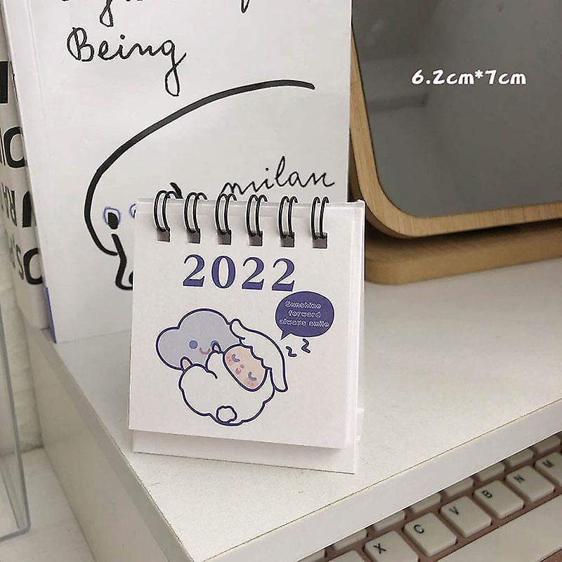 Cute Mini Calendar Book 2022 Desktop Decoration Plan Cartoon Desk Calendar  Office Desk | Walmart Canada
