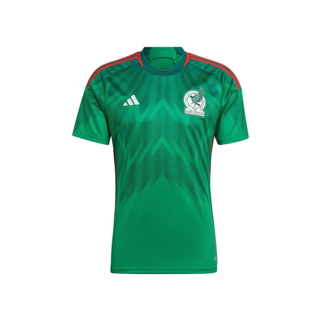 Jersey Adidas Selección Nacional de México Hombre Local Mundial 2022 Qatar verde G HD6899