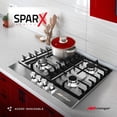 thumbnail image 4 of Parrilla Mirage de 4 quemadores en Acero Inoxidable Sparx 60GB, Encendido eléctrico 115v empotrable, 4 of 4