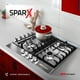 thumbnail image 4 of Parrilla Mirage de 4 quemadores en Acero Inoxidable Sparx 60GB, Encendido eléctrico 115v empotrable, 4 of 4
