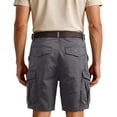 thumbnail image 5 of HKYNLAG Men's Twill Cargo Shorts Relaxed Fit Lightweight Durable Casual Hiking Shorts Multi Pockets Casual Golf Outdoor Work Shorts (No Belt) Dark Gray M, 5 of 5