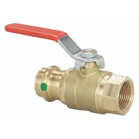 Viega Manual 2-Way Ball Valve,Press,Bronze 24030