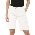 thumbnail image 4 of CYRBOKO Womens Workout Shorts, Summer Comfy 2025 Casual Cargo Shorts White Size L, 4 of 8