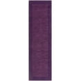 thumbnail image 6 of Hauteloom Greene Wool Living Room, Bedroom Area Rug - Contemporary - High Pile - Dark Purple, Dark Plum - 6' x 9', 6 of 13