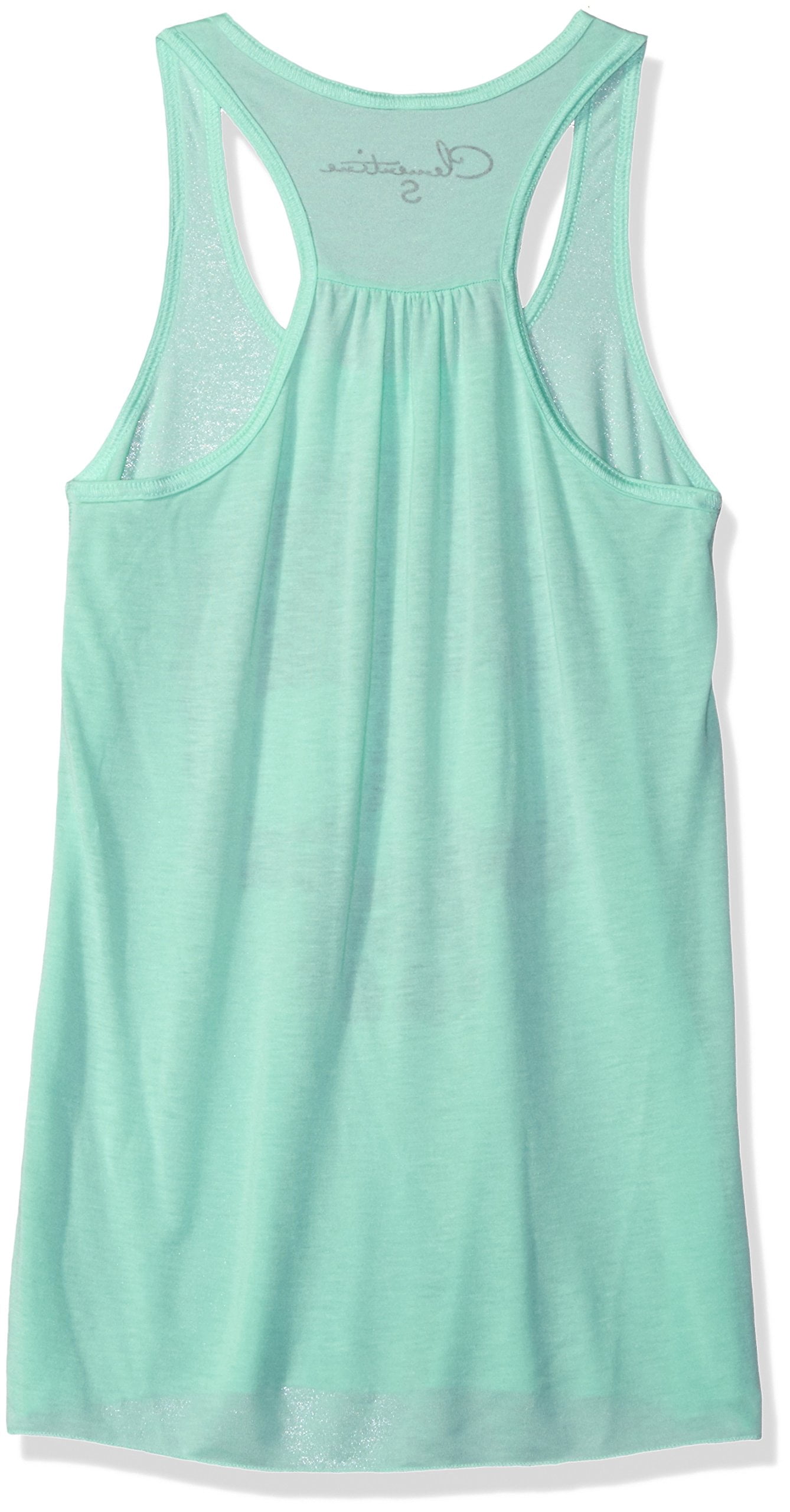 Women's Floral Skull Graphic Flowy Racerback Tank Top