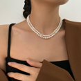 thumbnail image 4 of Collar de perlas naturales de agua dulce para mujer, gargantillas de perlas irregulares elegantes, joyería brillante, alta calidad, 4 of 4