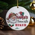thumbnail image 3 of Ornament Kits 2025,Tree Ornaments - Santa’s Favorite Hiker Ornament Decoration 2025, Hiker Christmas Tree Gifts, Christmas Tree Decor, Christmas Keepsake, 3 of 3