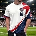 thumbnail image 2 of NordicNest Men‘s 250th Anniversary USA Shirt – Soccer Game Day Jersey, Casual Crewneck Tee, 4th of July Top, 2 of 4