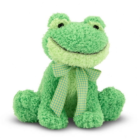 Melissa & Doug Princess Soft Toys Meadow Medley Froggy Stuffed Animal With Ribbit Sound Effect