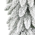 thumbnail image 5 of Puleo International 7 ft Pre-Lit Flocked Artificial Alpine Pencil Tree 318 Tips 150 Clear Lights, 5 of 7