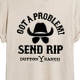 thumbnail image 3 of Yellowstone - Got A Problem Send Rip - Women's Oversized T-Shirt, 3 of 6