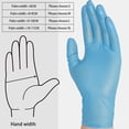 thumbnail image 7 of Hands DIY 100pcs Professional Nitrile Gloves Multi-Purpose Vinyl Gloves Safety Work Gloves Latex Powder Free Gardening Nitrile Gloves for Home Kitchen Outdoor Use 9 Inch, 7 of 7