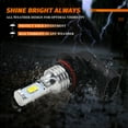thumbnail image 6 of 6x LED Headlight Bulbs For Ford Edge 2007 2008 2009 2010, 6000K 9005 H11 H11 Combo, 4000 Lumens Super White High Low + Fog Lights Kits, Non-polarity, 50000 Hours Lifespan, 300% Brighter, 6 of 17