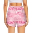 thumbnail image 2 of Lsque Western Cowgirl Printed Women's Running Shorts with Liner Pockets,Elastic Quick Dry Workout Athletic Gym Yoga Shorts,Womens High Waist Shorts-X-Large, 2 of 9