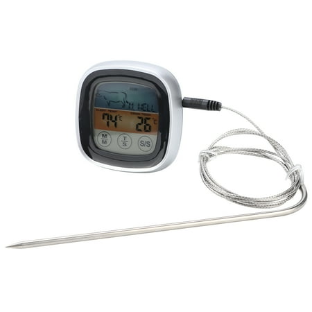 

Meat Thermometer Backlight Lcd Display Portable Bbq Thermometer Sensitive Touchscreen For Grill For Home Kitchen
