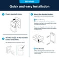 thumbnail image 6 of Heath Zenith Heath Zenith White and Black Wireless Lighted Plug-In Doorbell Kit with Kinetic Doorbell Button, 6 of 10