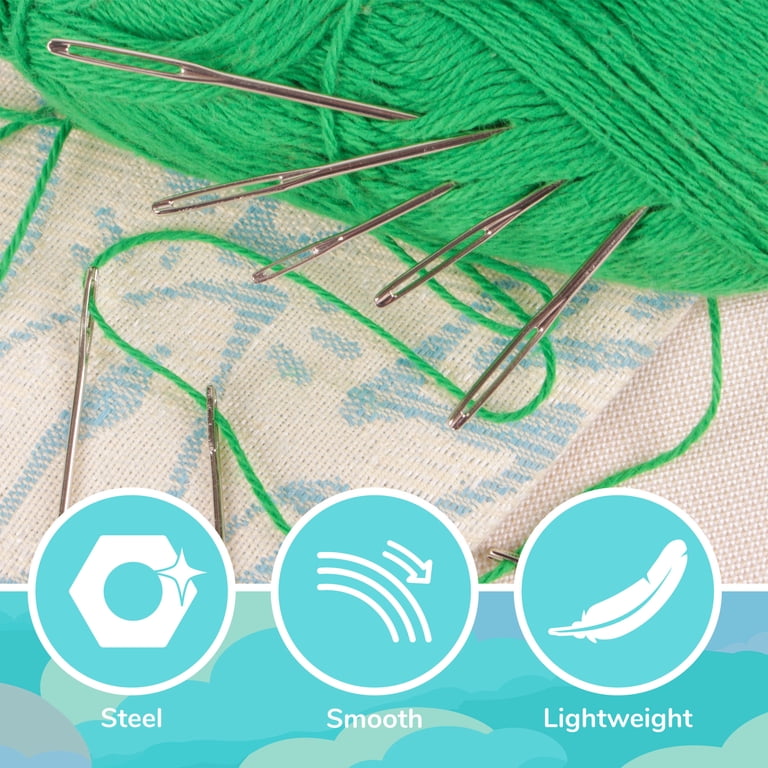 Kit D'aiguilles à Repriser Métalliques JubileeYarn - Pour Couture, Broderie Et Tapisserie