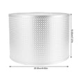 thumbnail image 2 of OULII tabletop lamp shades Lampshade Cloth Silver Light Diffusion Bedroom 1Pack, 2 of 7
