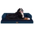 thumbnail image 1 of Cama ortopédica para perros MEKIY XL, 135 x 107 x 20 cm, impermeable, azul marino, 1 of 9