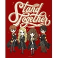 thumbnail image 2 of Junior's Harry Potter Stand Together Anime Friends  Graphic Tee Red 2X Large, 2 of 3