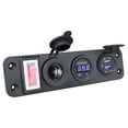 thumbnail image 1 of Labymos Dual USB Socket Quick Charge Device Lighter Socket Power Output with LED Voltmeter ON/OFF, 1 of 7