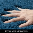 thumbnail image 3 of Alfombra de baño MIULEE, microfibra, contorno en U, peluda, 50 x 50 cm, 3 of 7