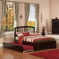 thumbnail image 2 of Leo & Lacey Richmond Full Wood Platform Bed and Twin Trundle in Espresso, 2 of 4