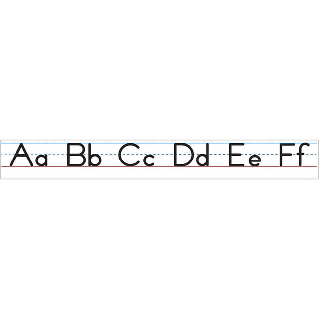 Grande Ligne d'Alphabet Magnétique, 10 Pieds