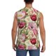 thumbnail image 4 of Balery Tulips Flowers Camisetas sin mangas para hombre, absorbe la humedad y protege contra el mal olor.-XX-Large, 4 of 7