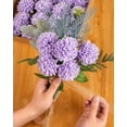 thumbnail image 5 of Artificial Wedding Dahlia Flowers 25pcs Fake Foam Roses with Stem for Wedding Bouquets Centerpieces Arrangements Decoration(Mint Green), 5 of 5