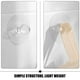thumbnail image 4 of 6 pomos adhesivos para armarios, sin perforaciones, para cajones y tocador., 4 of 7