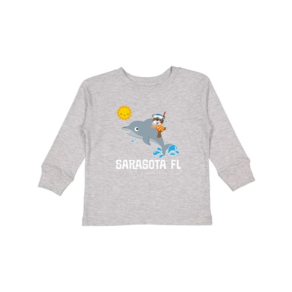 Inktastic Sarasota Florida Vacation Boys or Girls Long Sleeve Toddler T-Shirt
