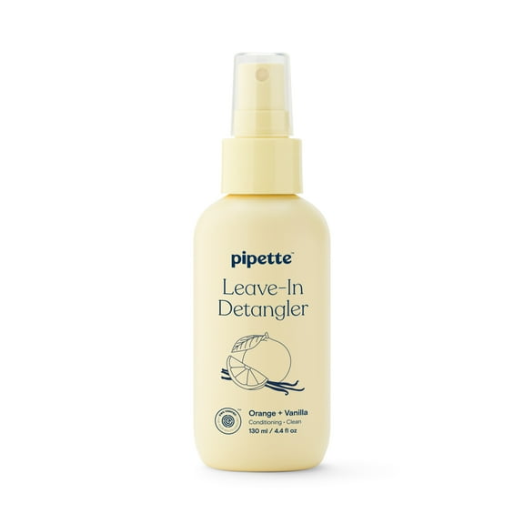 Pipette Kids Leave-In Detangler, Silicone-Free for All Hair Types & Textures, 4.4 fl oz