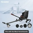 thumbnail image 4 of iScooter Go Kart Attachment For Hoverboard,Hoverboard For Kids Cart Clearance,Adjustable Hover Cart For Adult-Black, 4 of 9