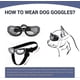 thumbnail image 2 of Dog Sunglasses Small Breed, Uv Protection Small Dog Goggles, Wind Dust Proof Small Goggles With Adjustable Straps, 2 of 4