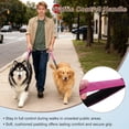 thumbnail image 5 of Unique Bargains Double Dog Leash No Tangle Dual Leash for Two Dogs with Adjustable Long Rope and Dual Control Handles Design for Training Pets Rose Red, 5 of 7