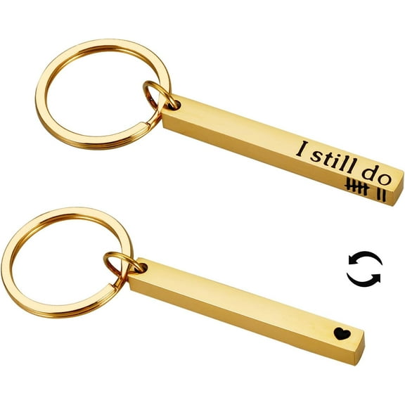 7th Anniversary Copper Gifts for Him Her 7 Years Anniversary Wedding Gifts for Husband from Wife Copper Gifts for 7th Anniversary Keychain Gifts 7 Year Copper Anniversary Love Gifts for 7 Year Couple